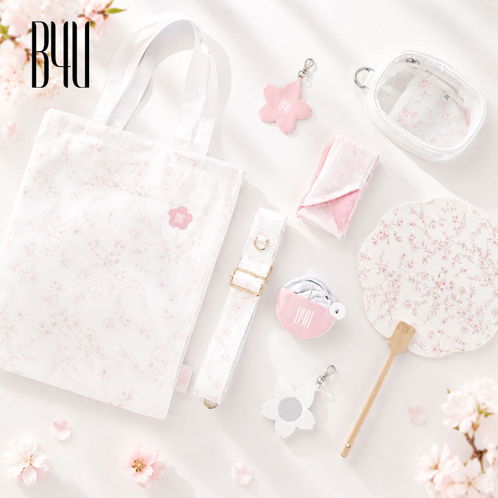 B4U 桜柄デザインうちわ ルネサンス風フレンチスタイル
