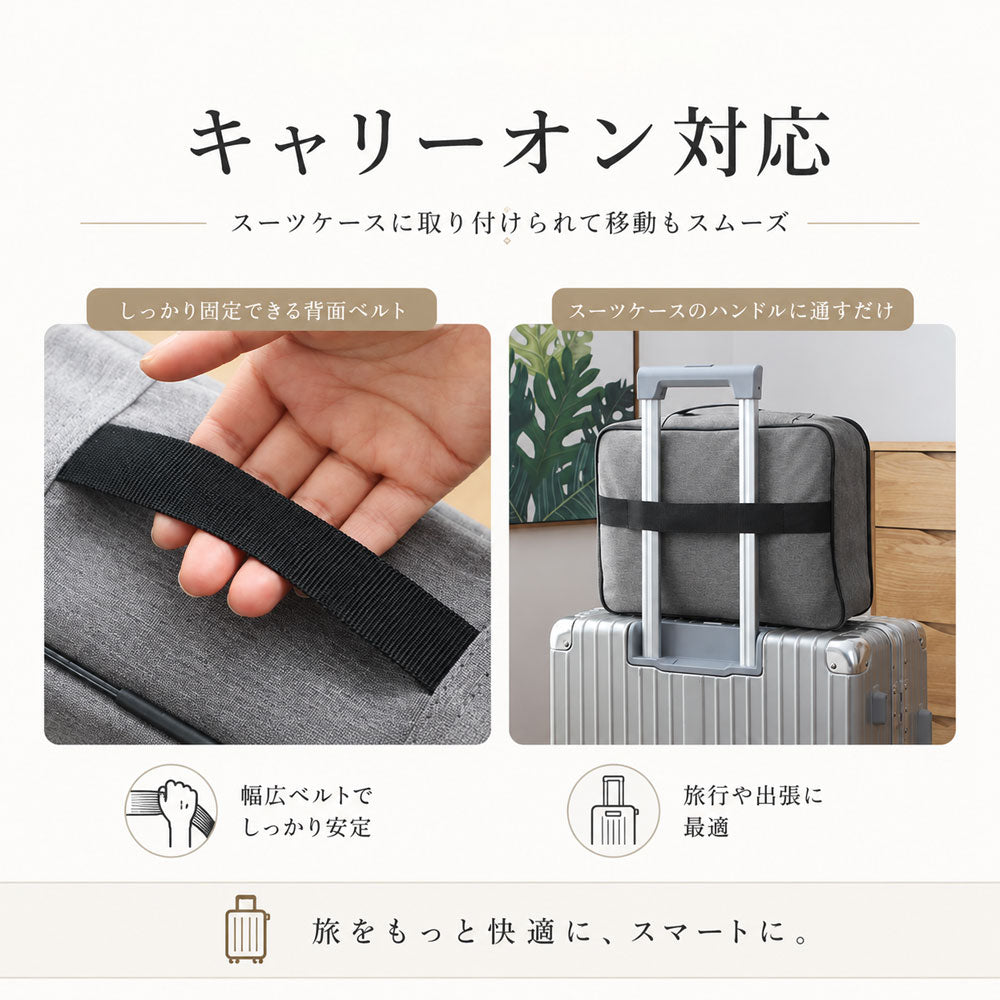 ダイヤルロック付き 撥水書類・ガジェットオーガナイザー