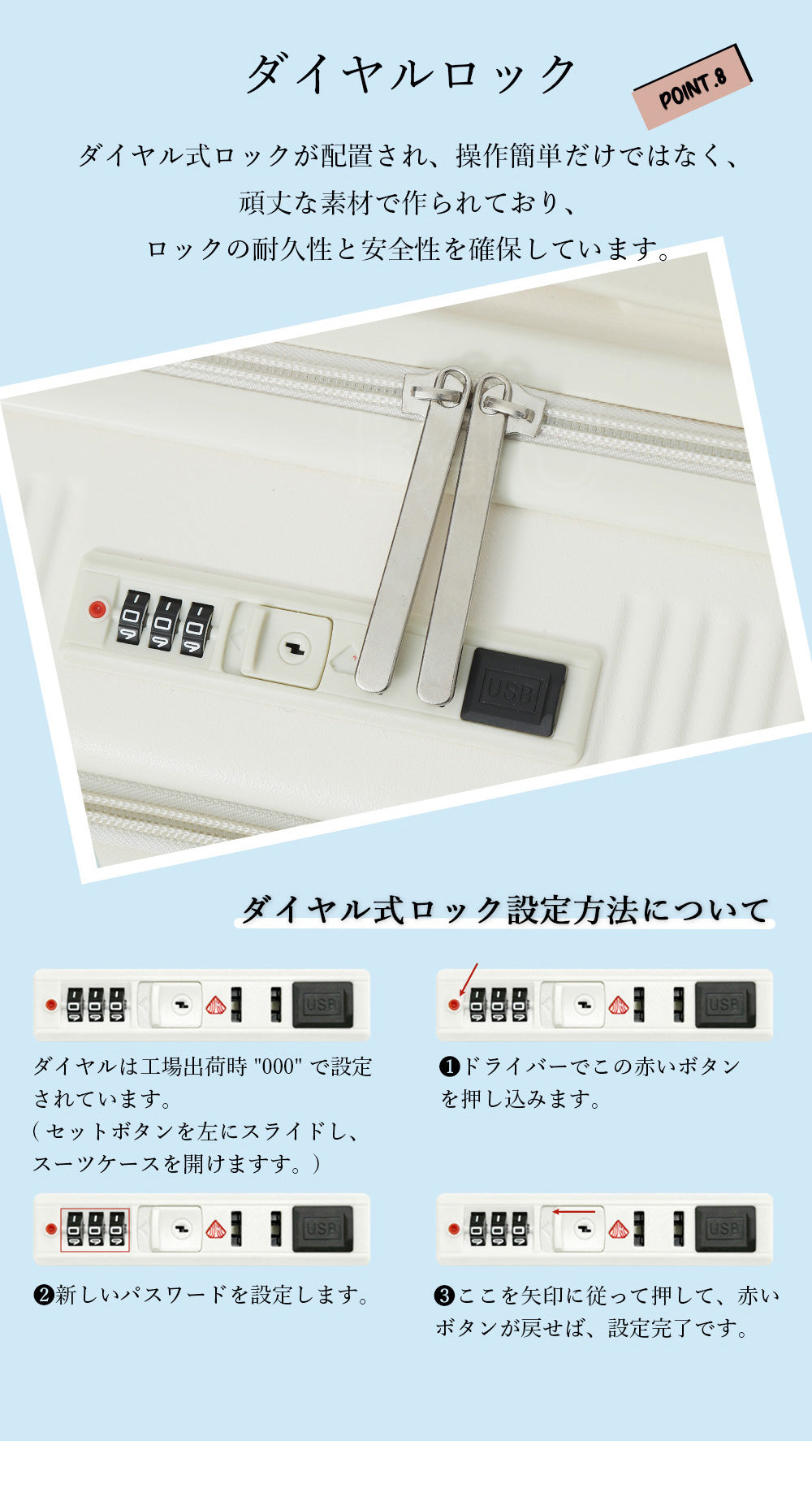 フロントオープン スーツケース  | o1zk1127e S/M | B4U