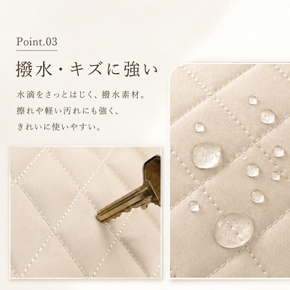 キルティング 2way ショルダートートバッグ 撥水ナイロン 超軽量 商品画像6