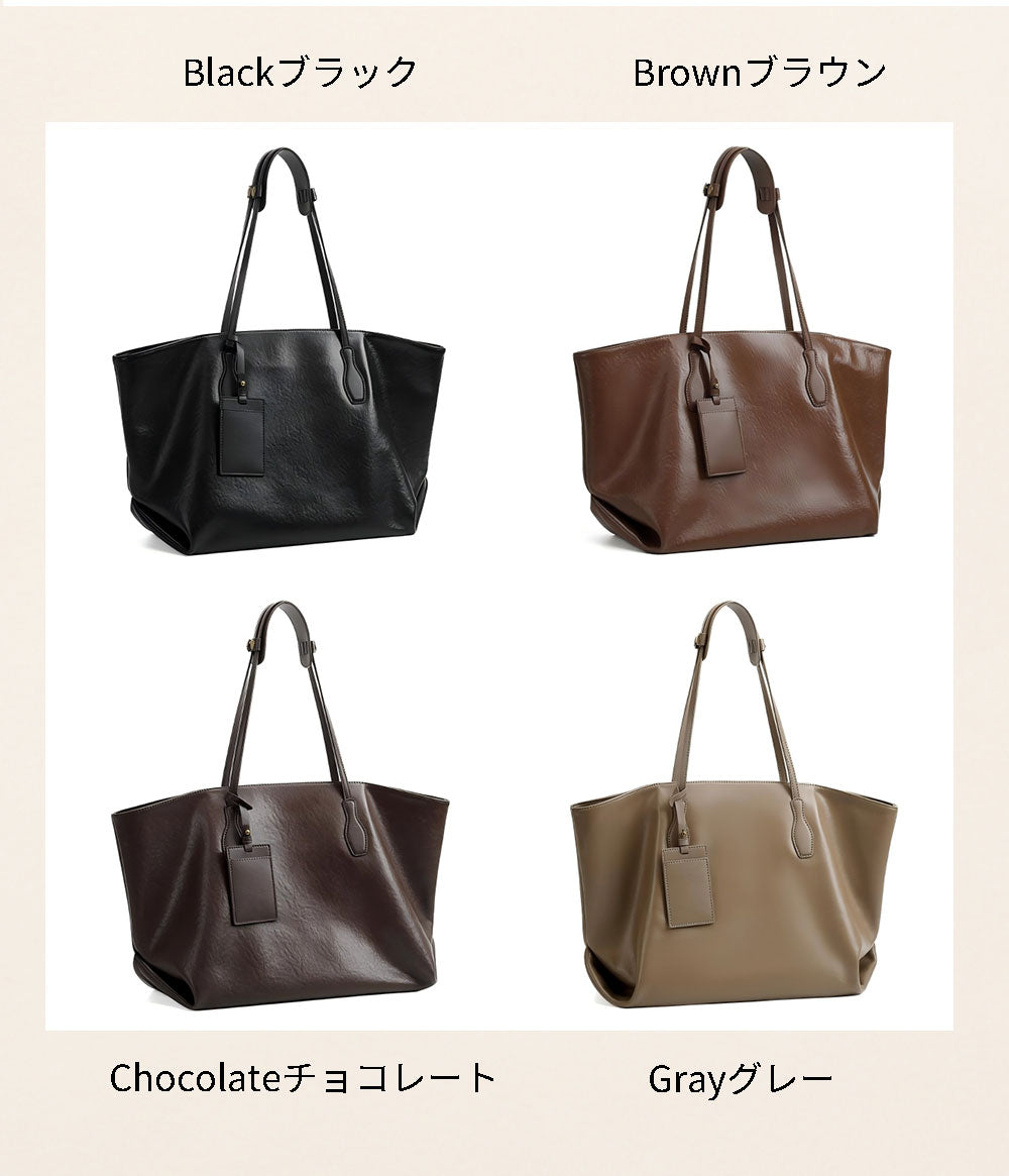シュリンクレザー 2Way レディーストートバッグ