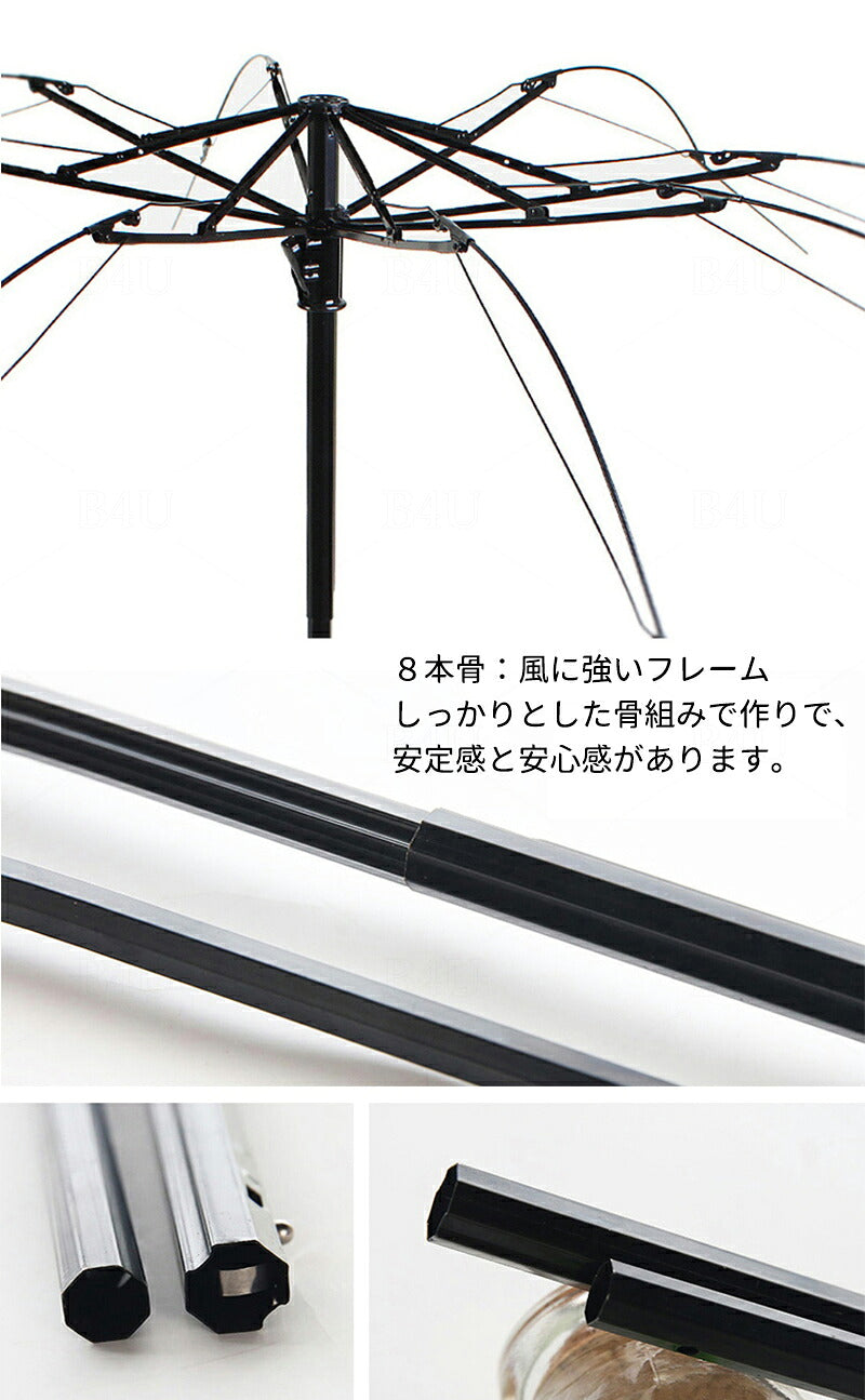 花柄レース 折りたたみ晴雨兼用日傘 遮光99％ UVカット